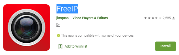 FreeIP para descarga de PC
