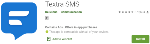 Textra SMS para Windows
