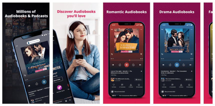 pocket-fm-app-captura de pantalla