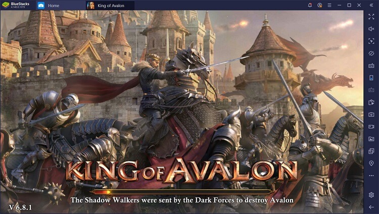 King of Avalon en PC con BlueStacks Macros