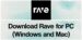 Descarga la aplicacion Rave para PC Windows y Mac